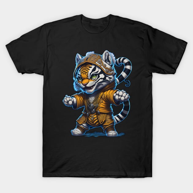 Kung Fu Tiger_009 T-Shirt by Kulturmagazine